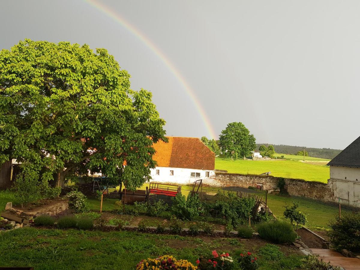 Penzion Tvrz Dub u Tábora Ratiborske Hory Esterno foto